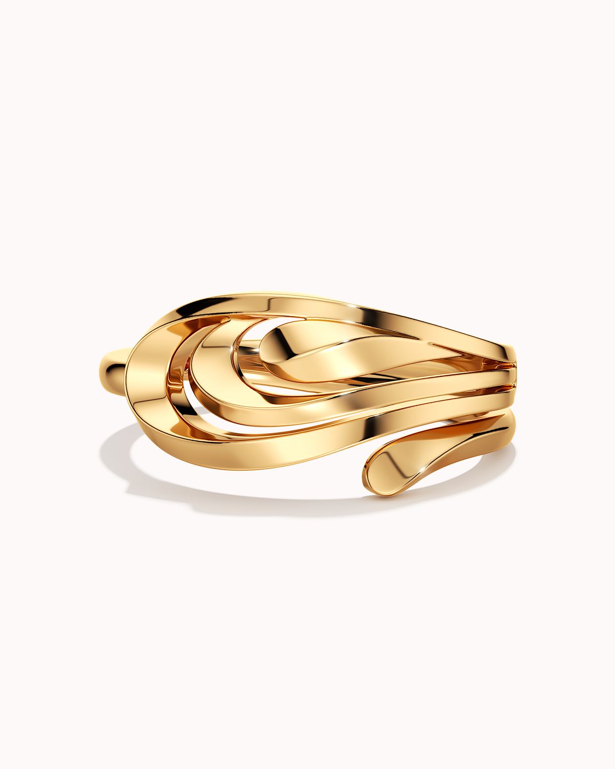 Swirled Plume Ring