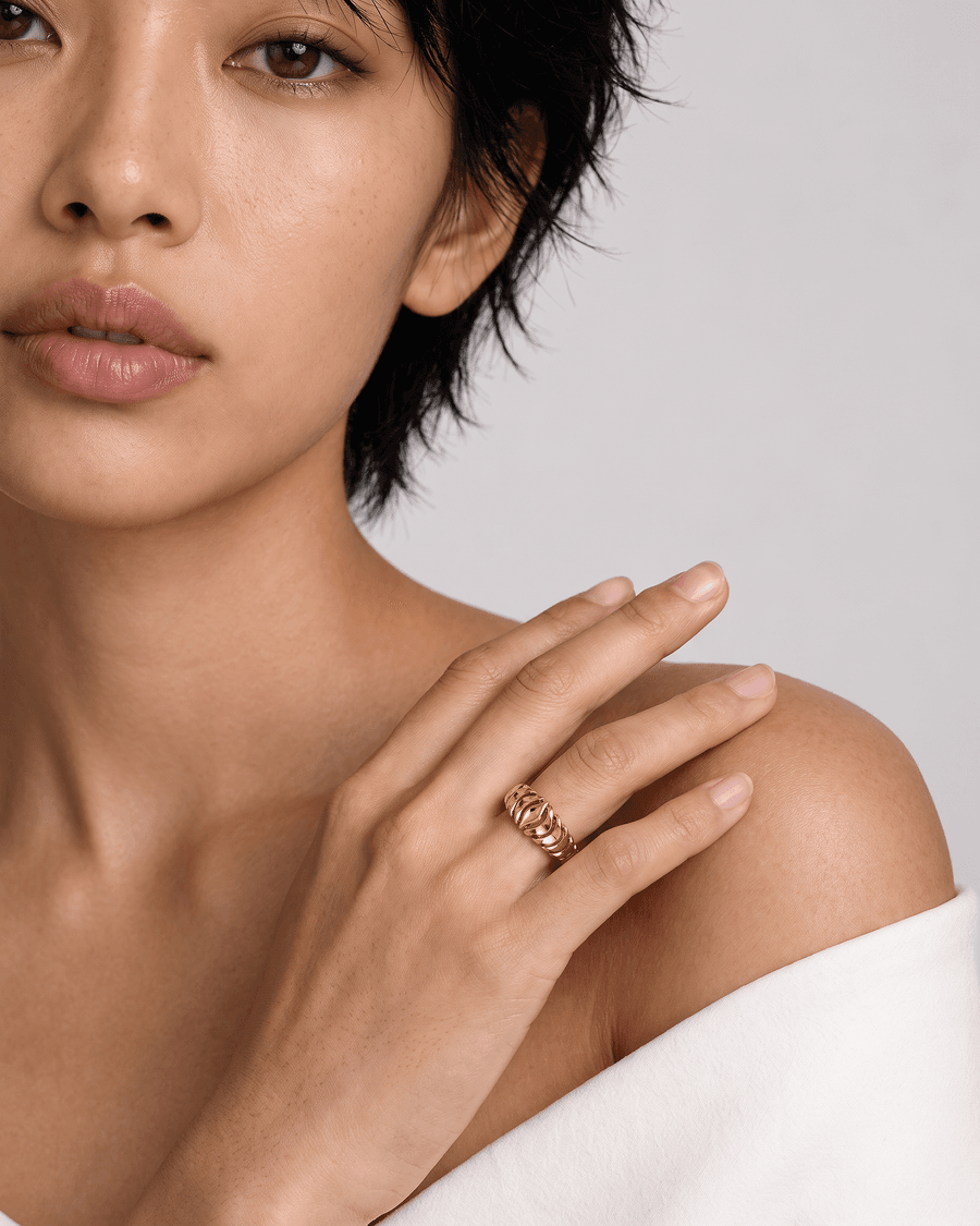 Rippling Waves Ring