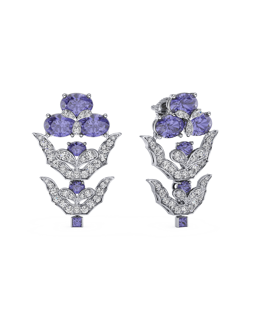 Regal Floret Drop Earrings