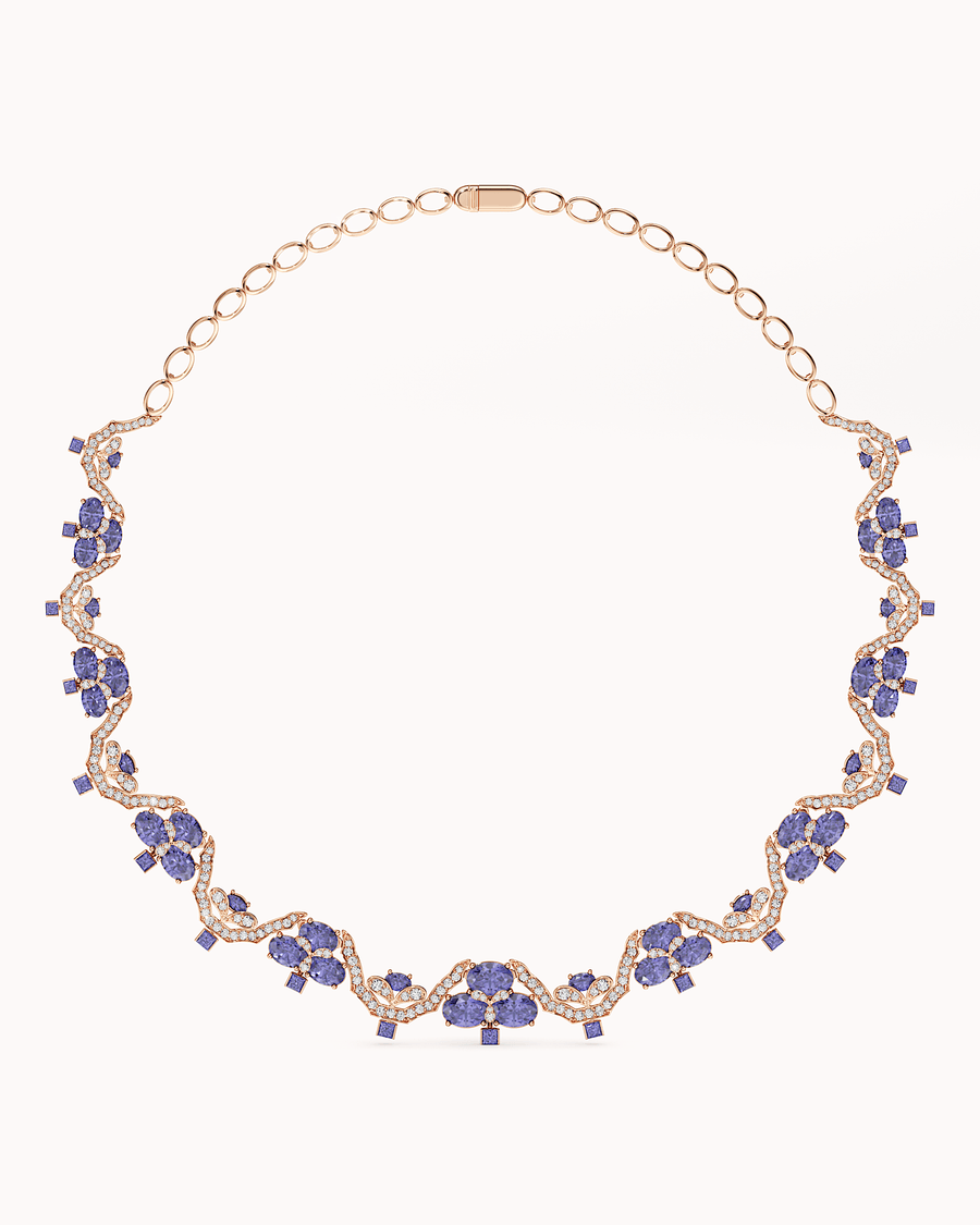 Royal Scallop Bloom Necklace