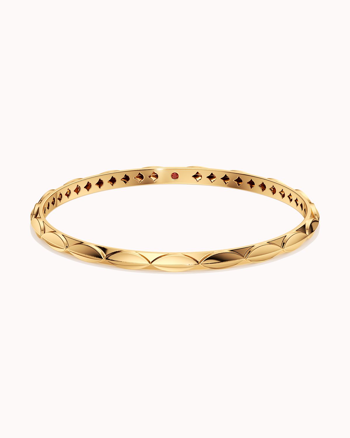 Leaf Rhythm Round Bangle