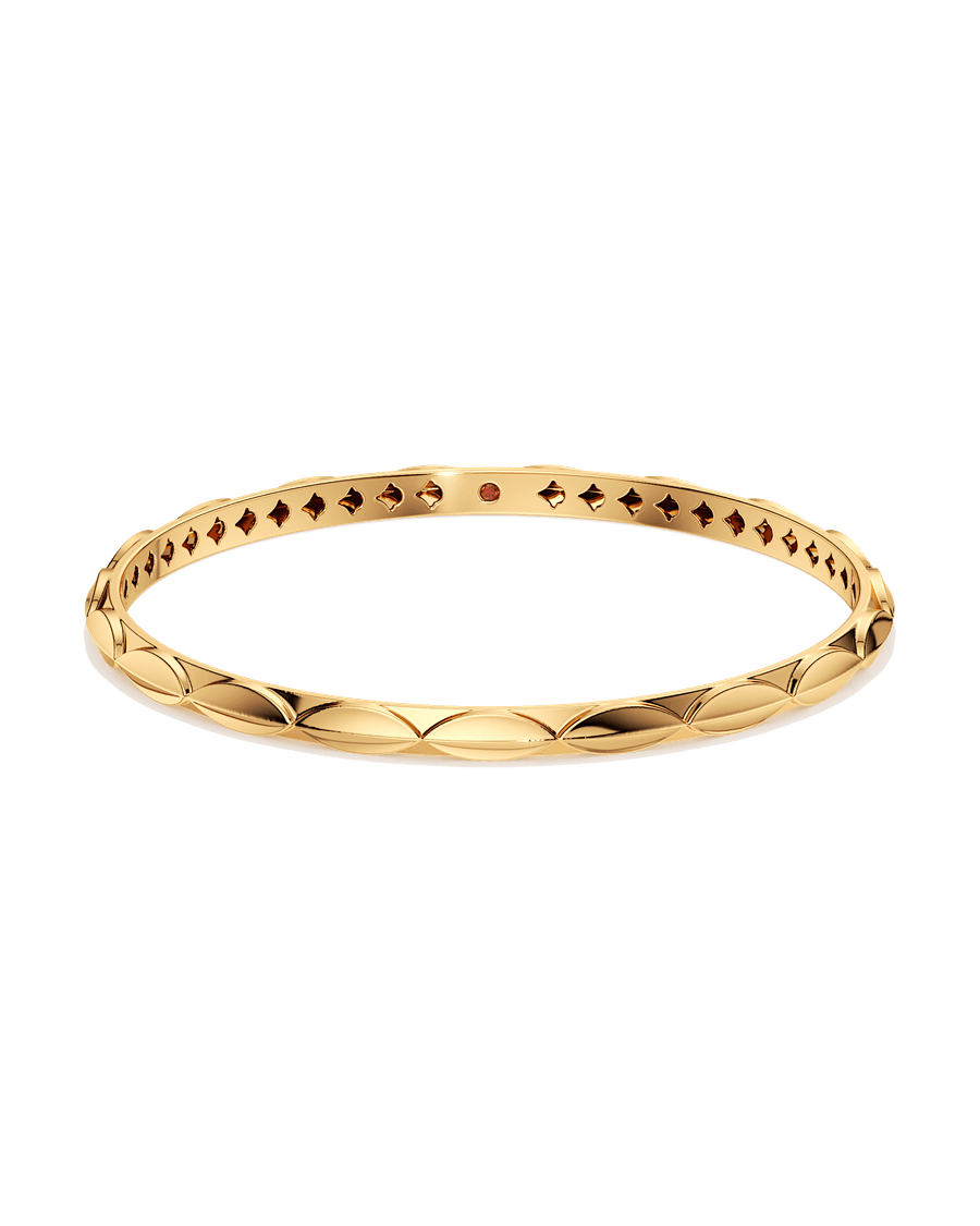 Leaf Rhythm Round Bangle