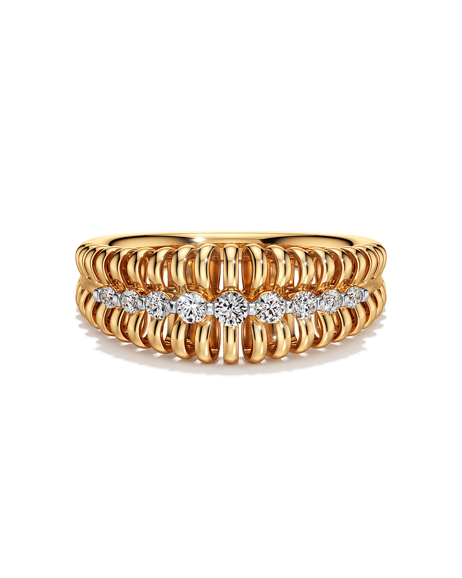 Petal Row Ring
