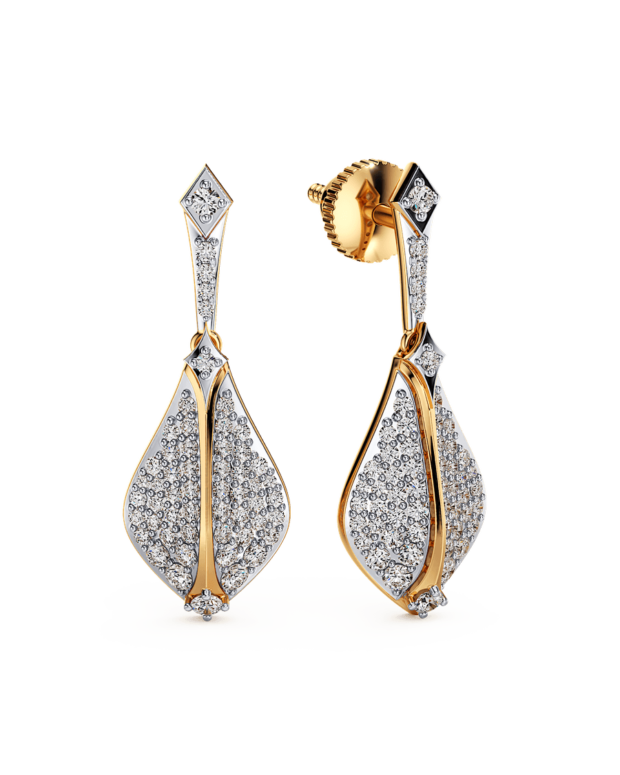 Filigree Feather Earrings