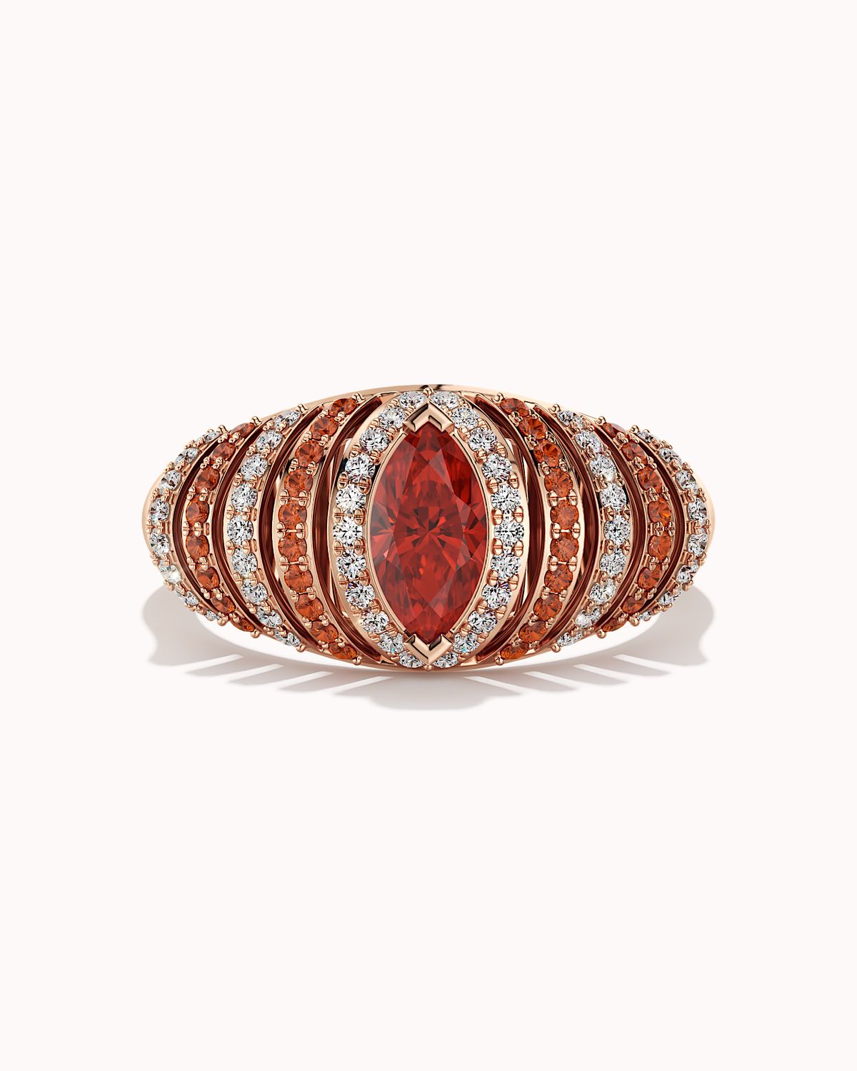 Tiger's Eye Marquise Ring