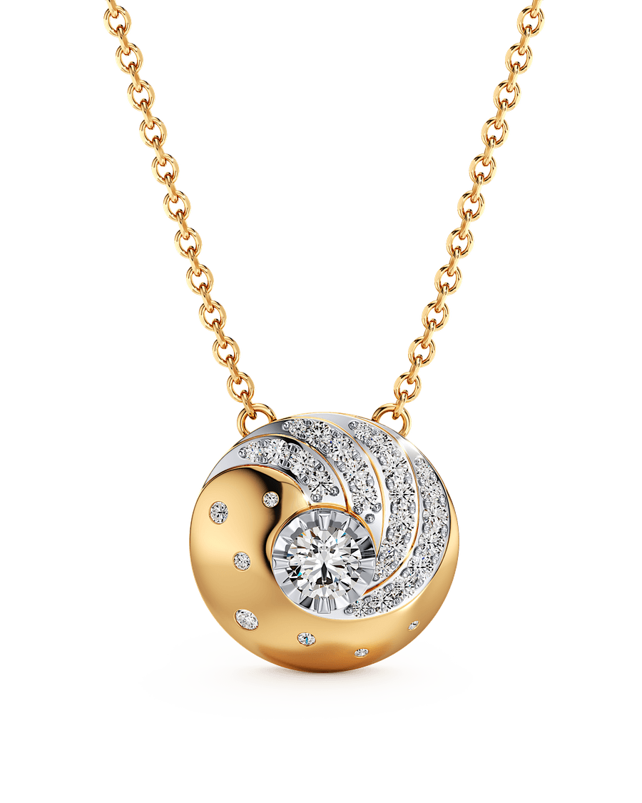 Spiral Dust Necklace