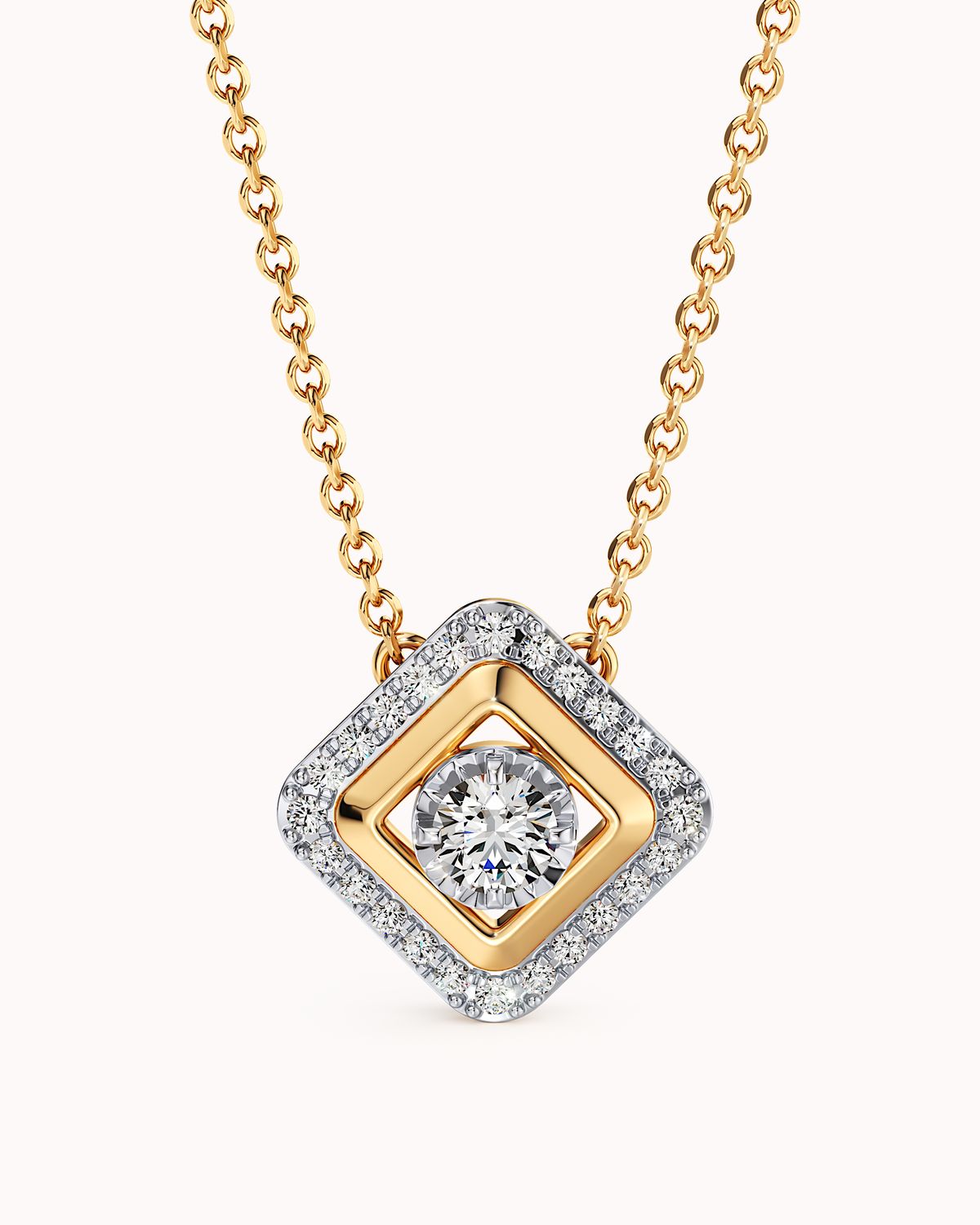 Diamond Lattice Necklace