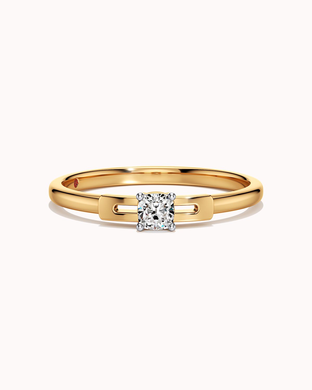 Two Hearts Entwined Ring