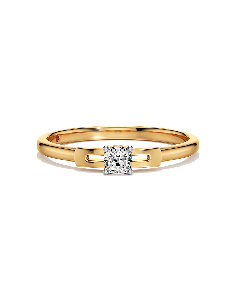 Two Hearts Entwined Ring