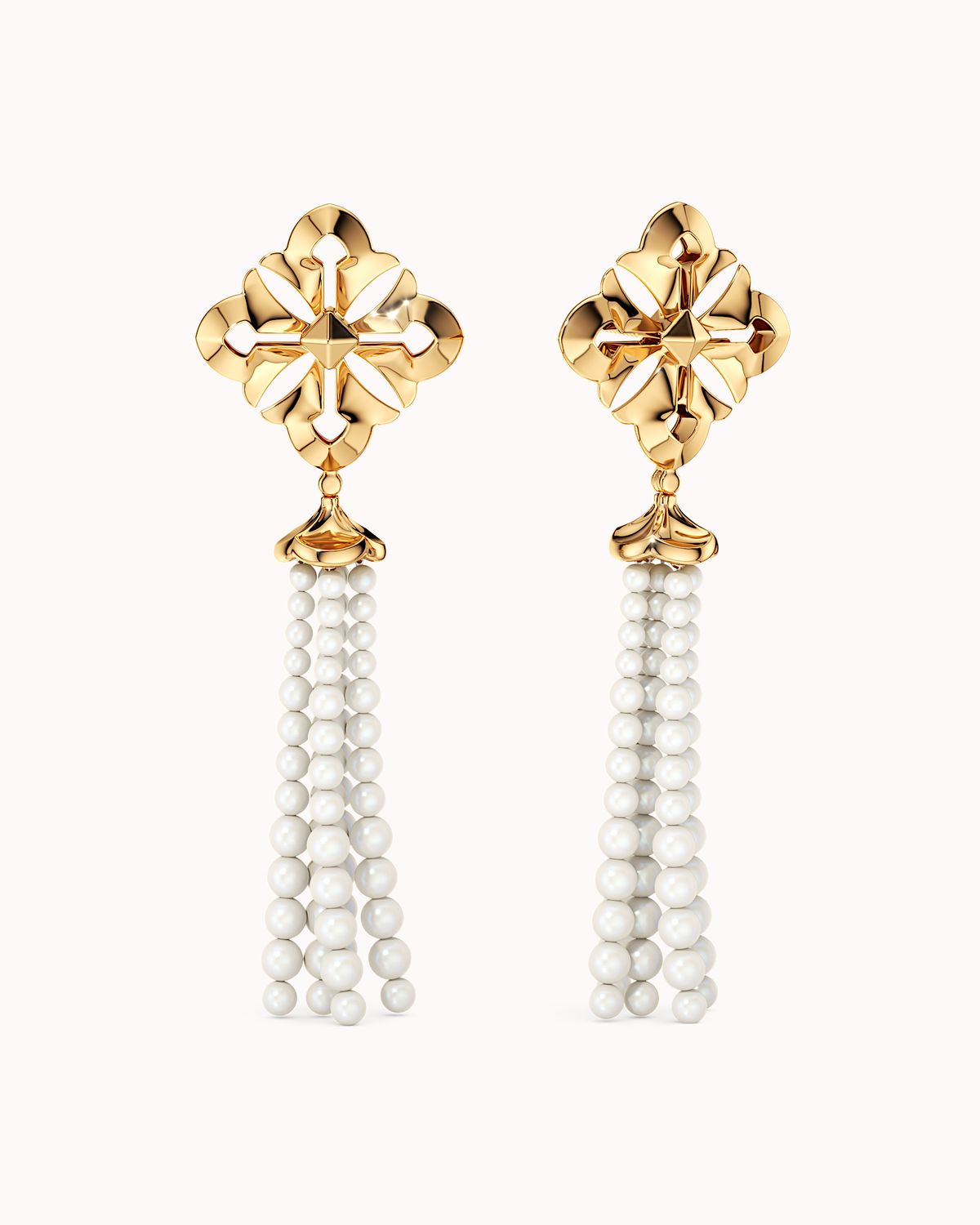 Petal Tassel Earrings