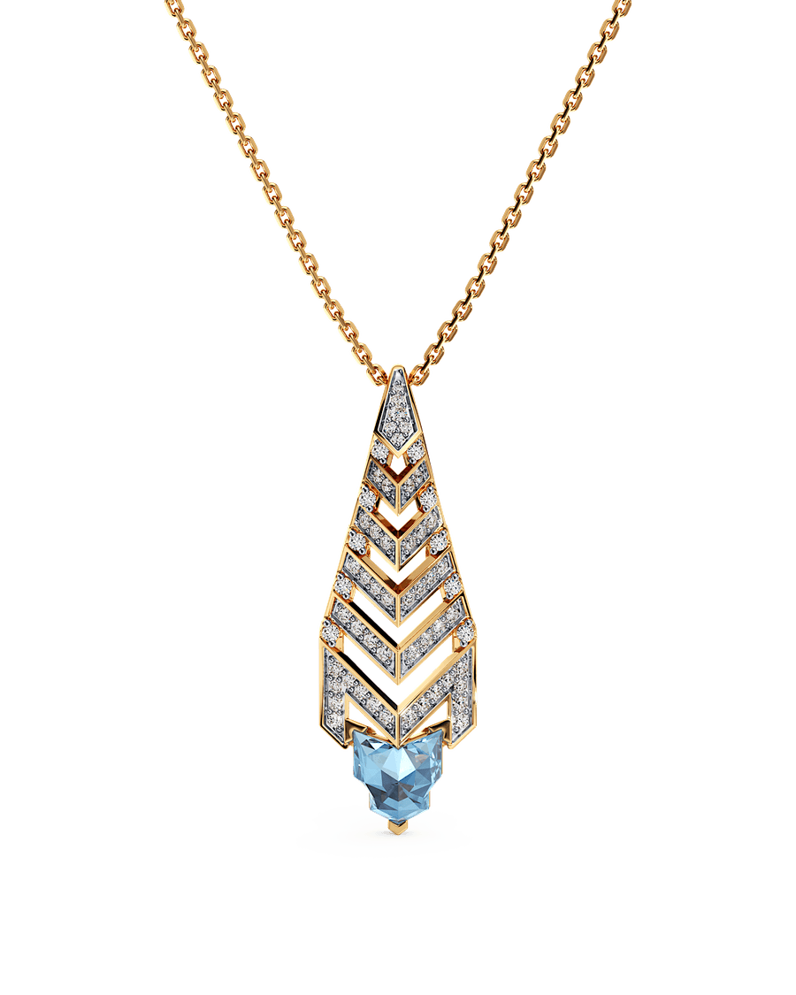 Chevron Descent Pendant