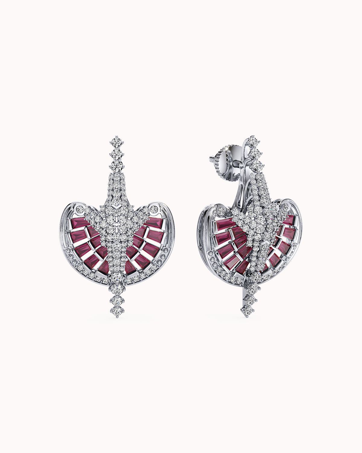 Fanfare in Fuchsia Earrings