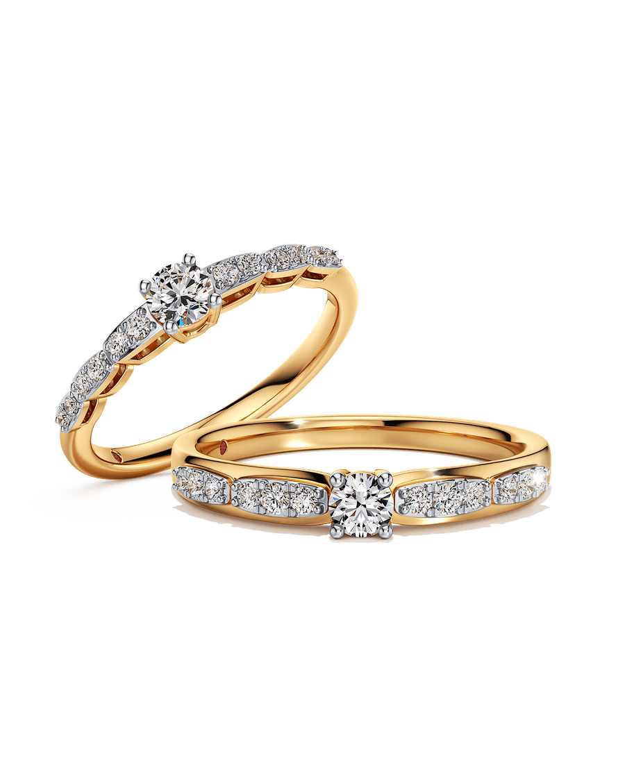 A Shared Forever Couple Rings