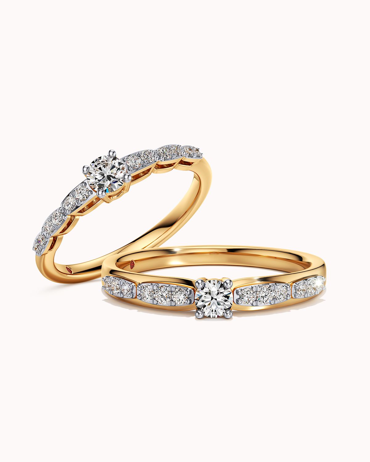 A Shared Forever Couple Rings