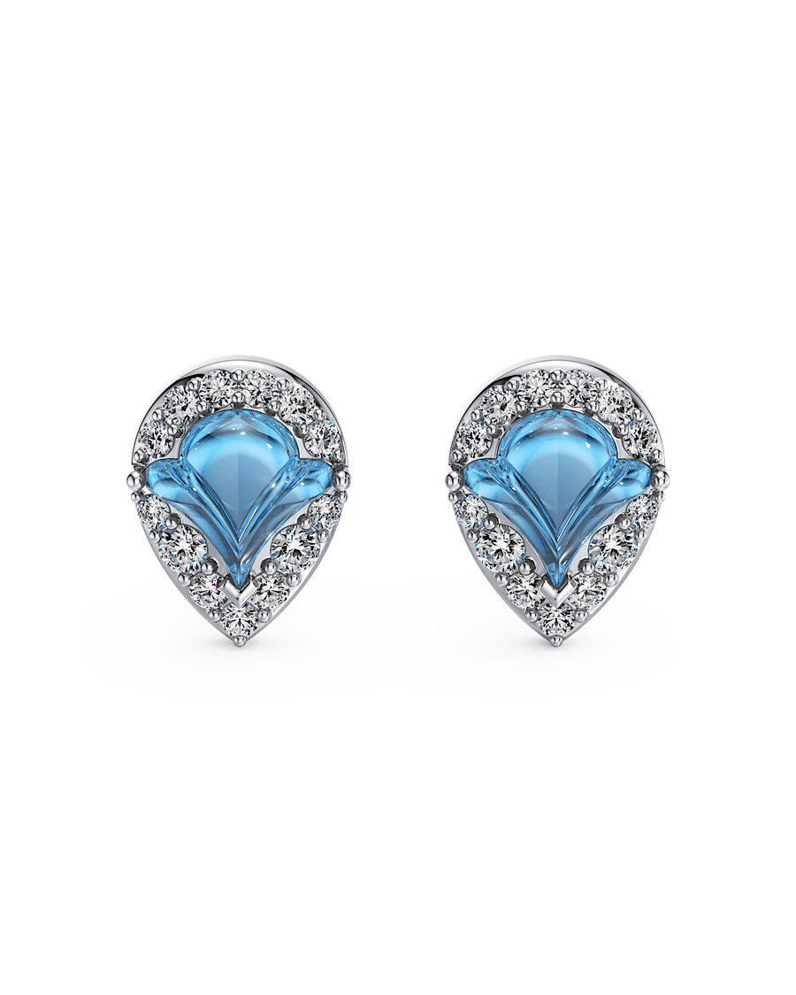 Azure Calm Studs