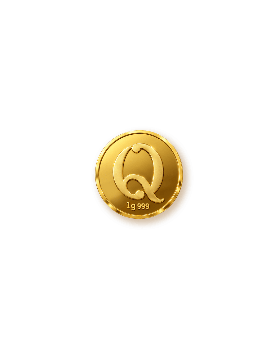 1g Gold Coin Lakshmi Ganesha 24KT