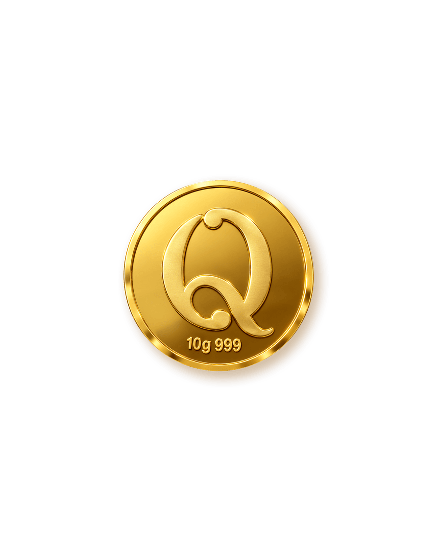 10g Gold Coin Lakshmi Ganesha 24KT