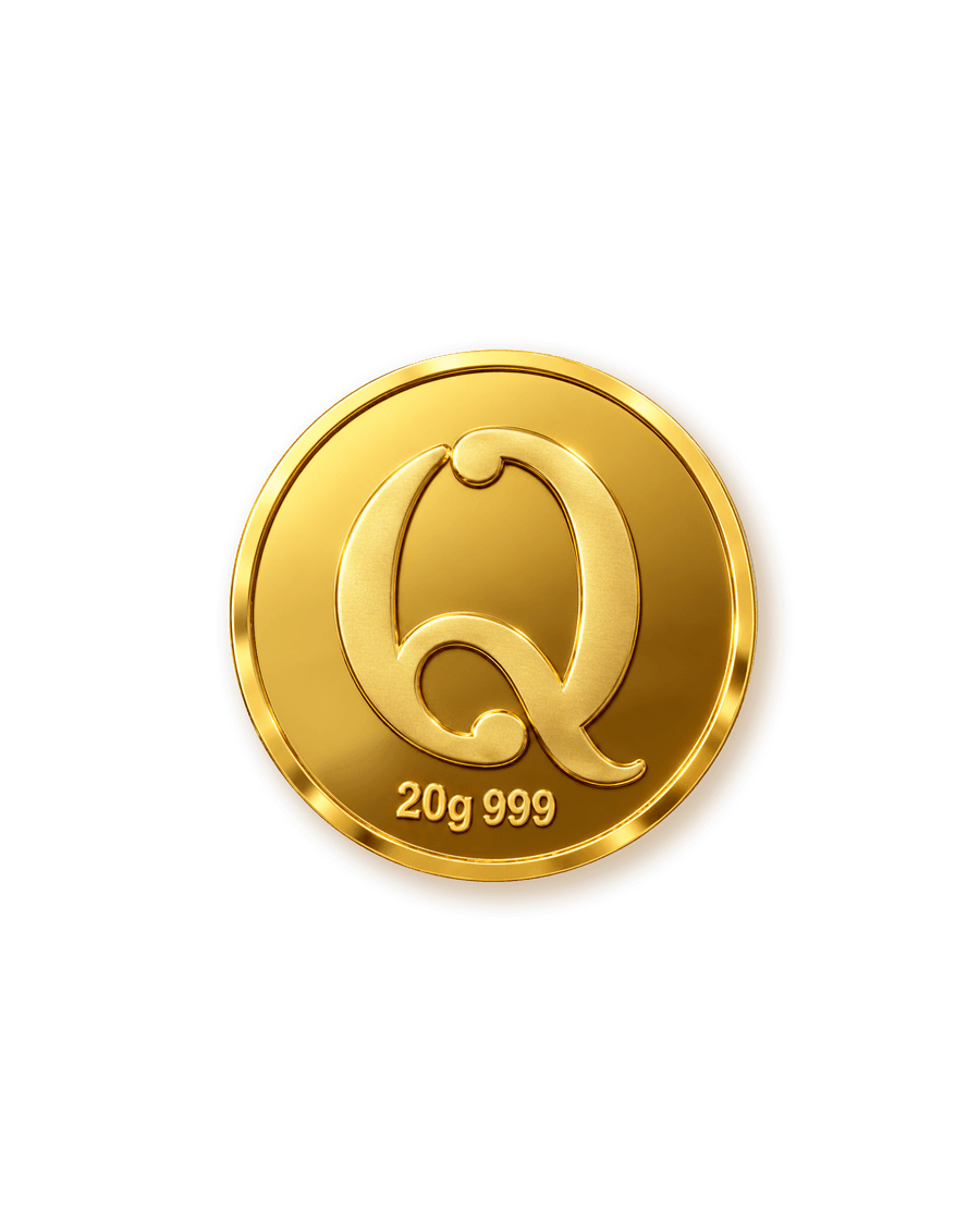 20g Gold Coin Lakshmi Ganesha 24KT