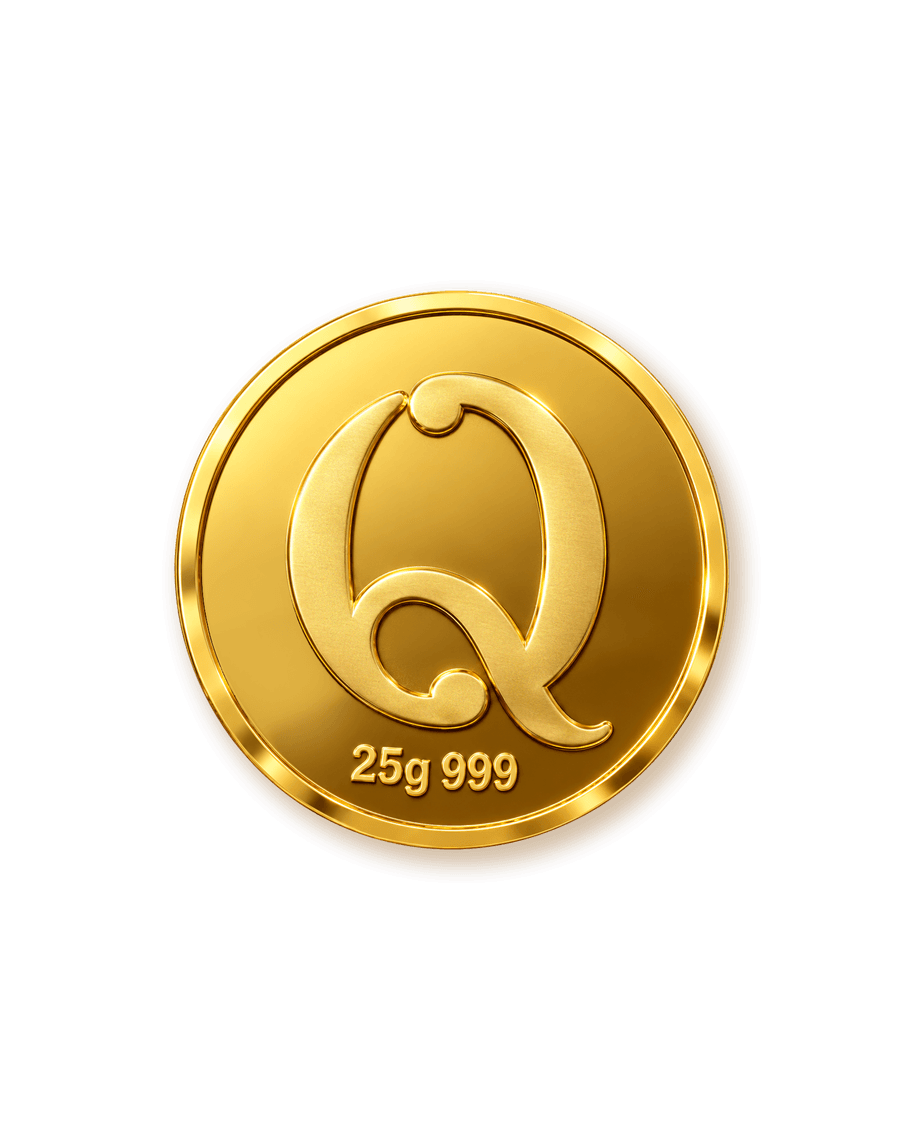 25g Gold Coin Lakshmi Ganesha 24KT