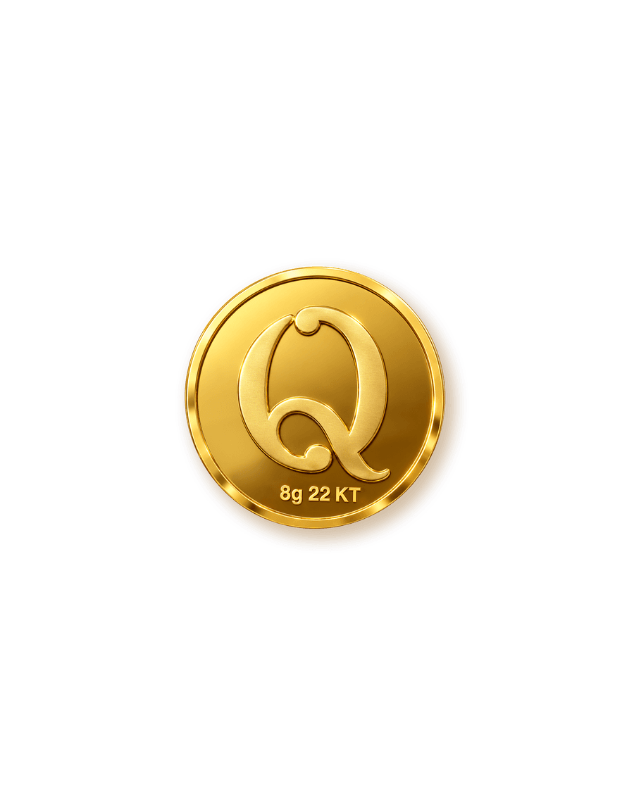 8g Gold Coin Lakshmi Ganesha 22KT