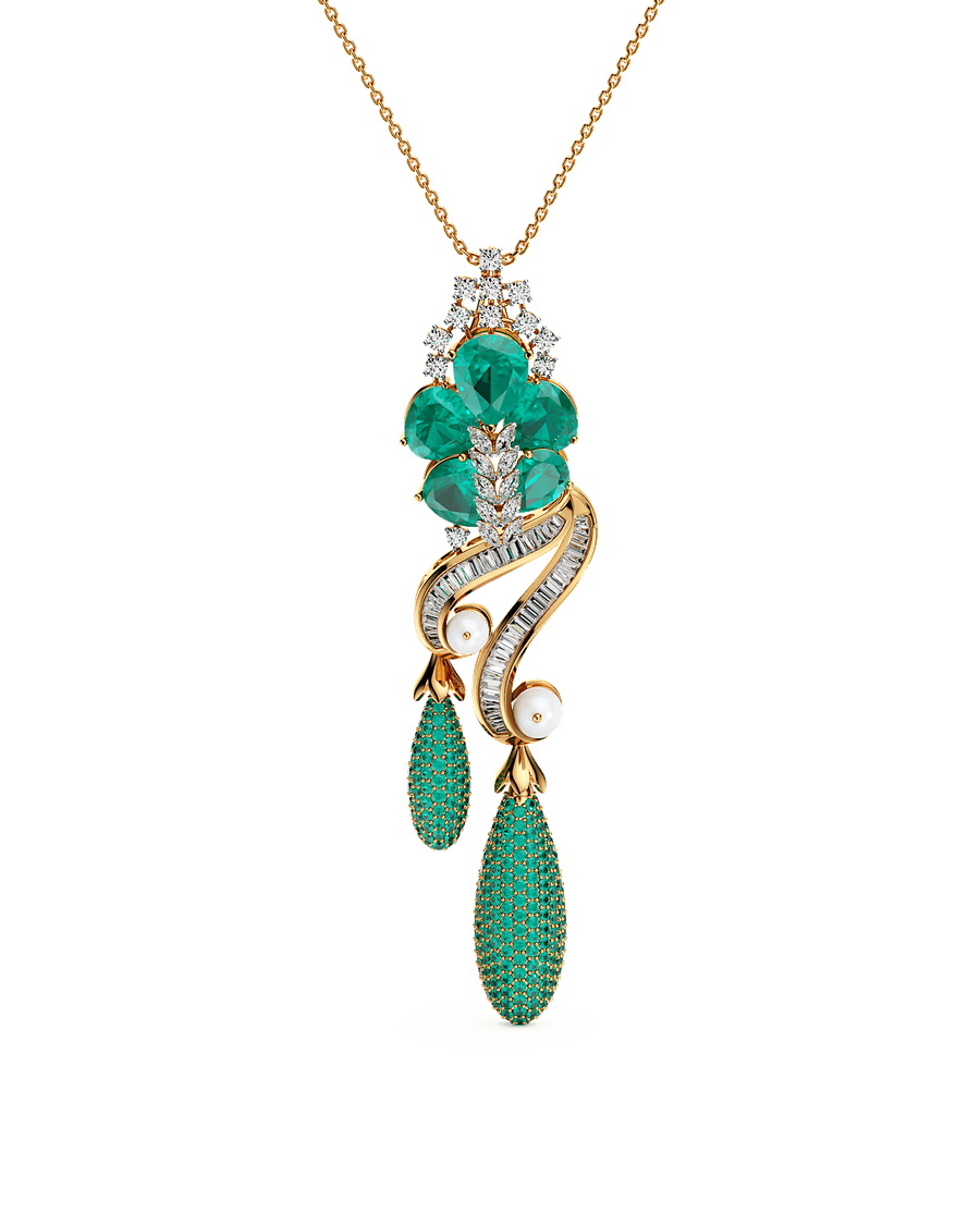 Verdant Bloom Pendant