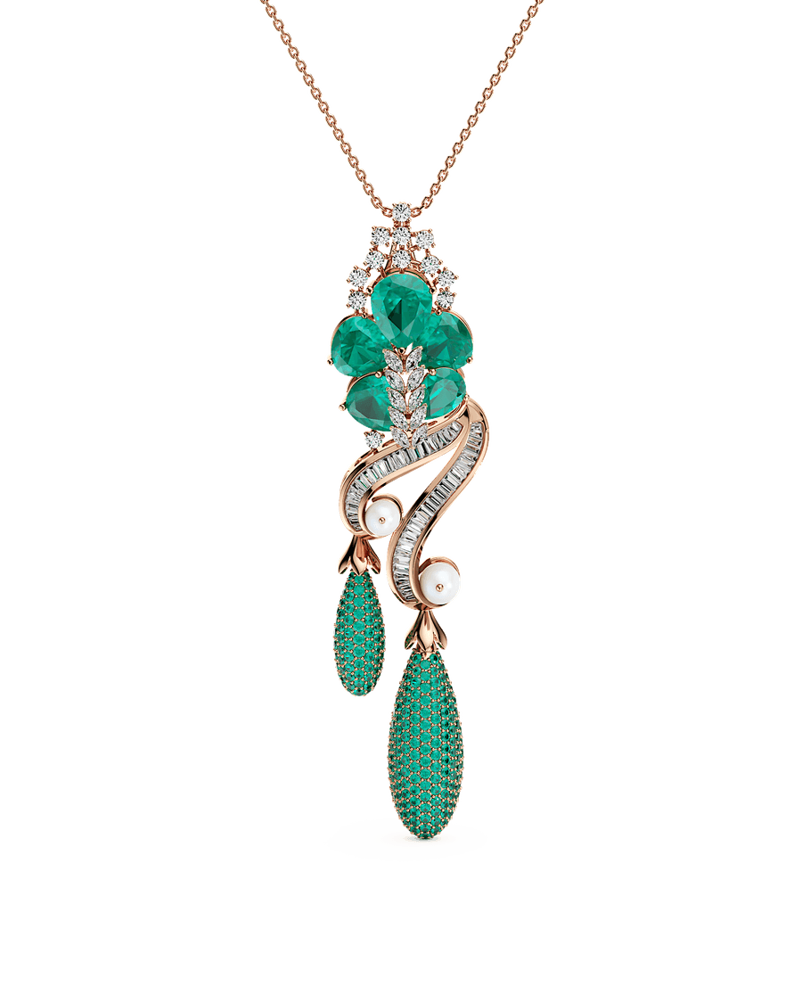 Verdant Bloom Pendant