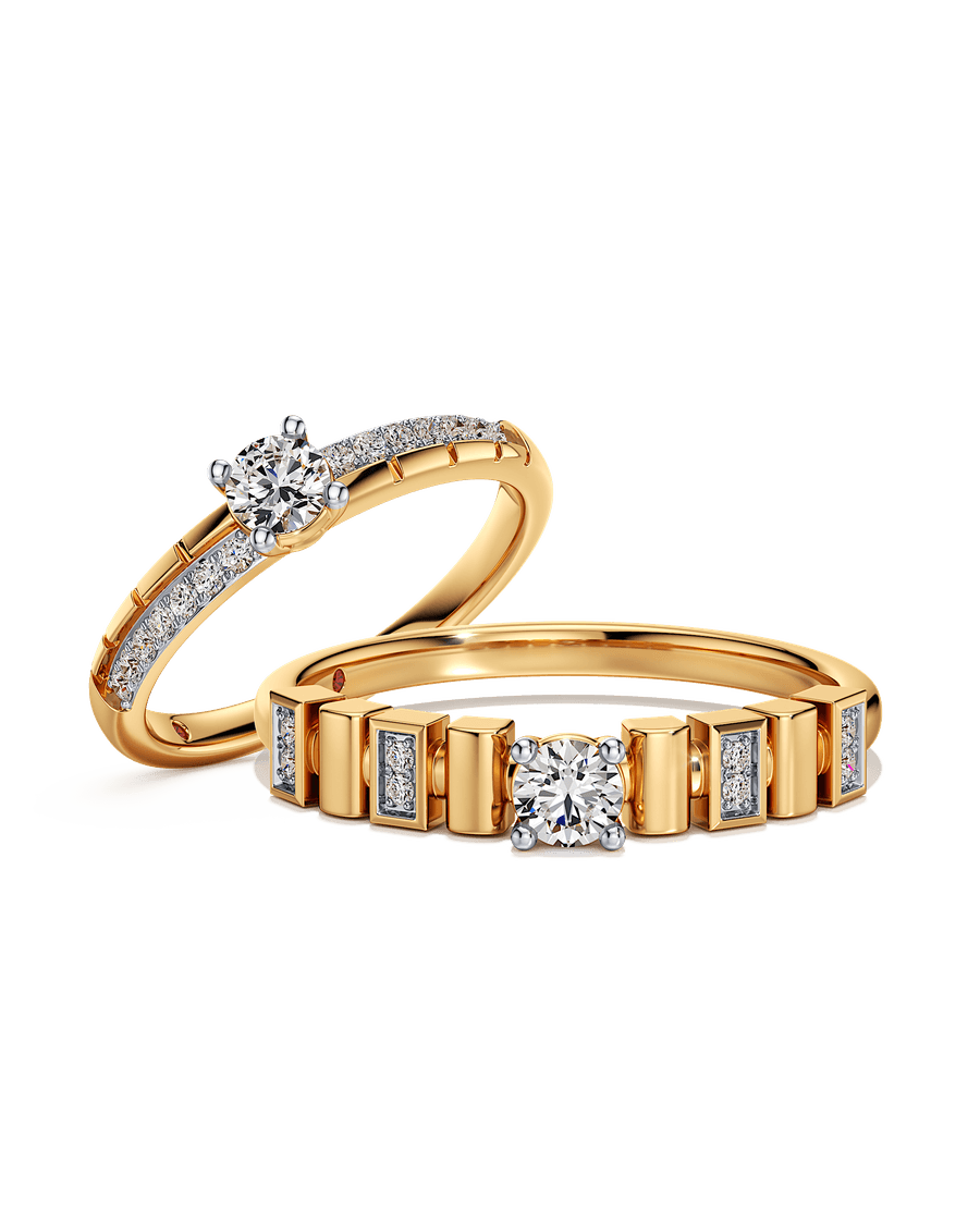 Happier Together Couple Rings