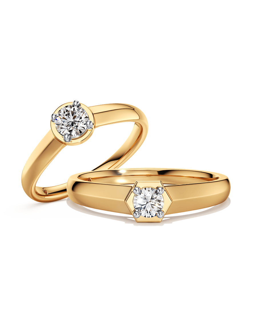 Forever Begins Now Couple Rings