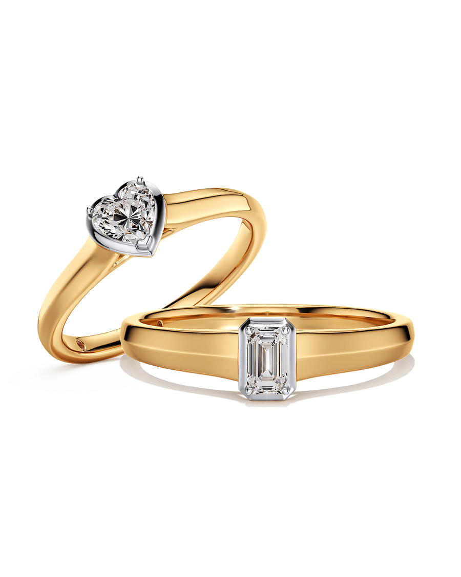 All My Heart Couple Rings