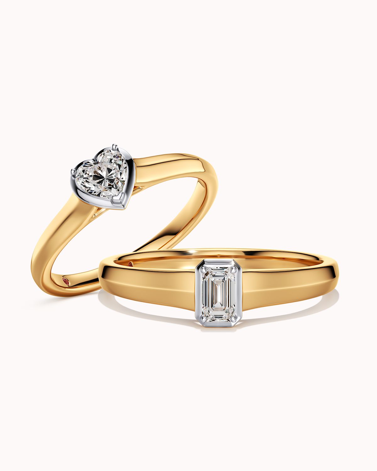 All My Heart Couple Rings