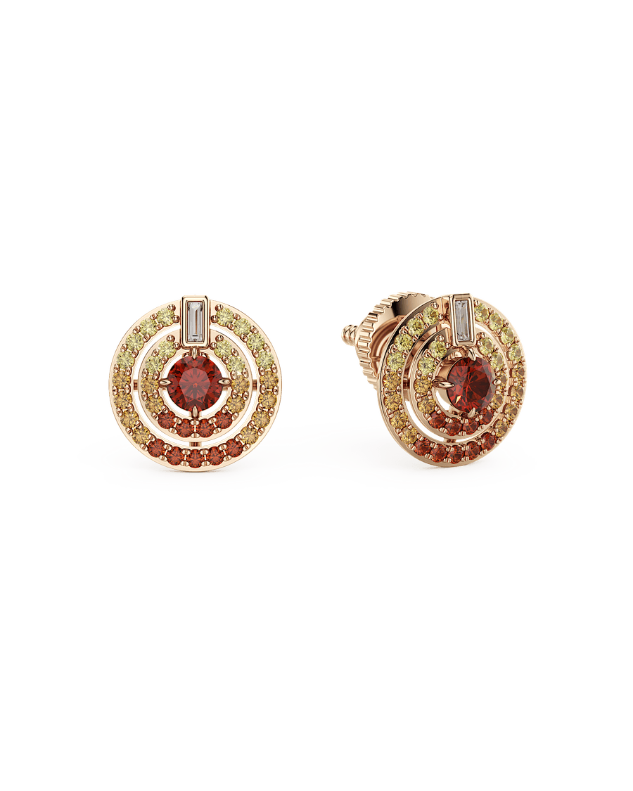 Sunburst Halo Earrings