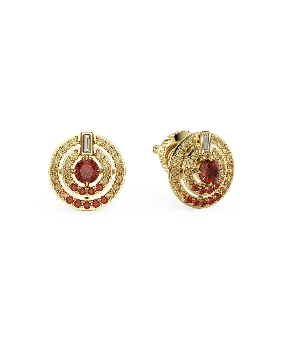 Sunburst Halo Earrings