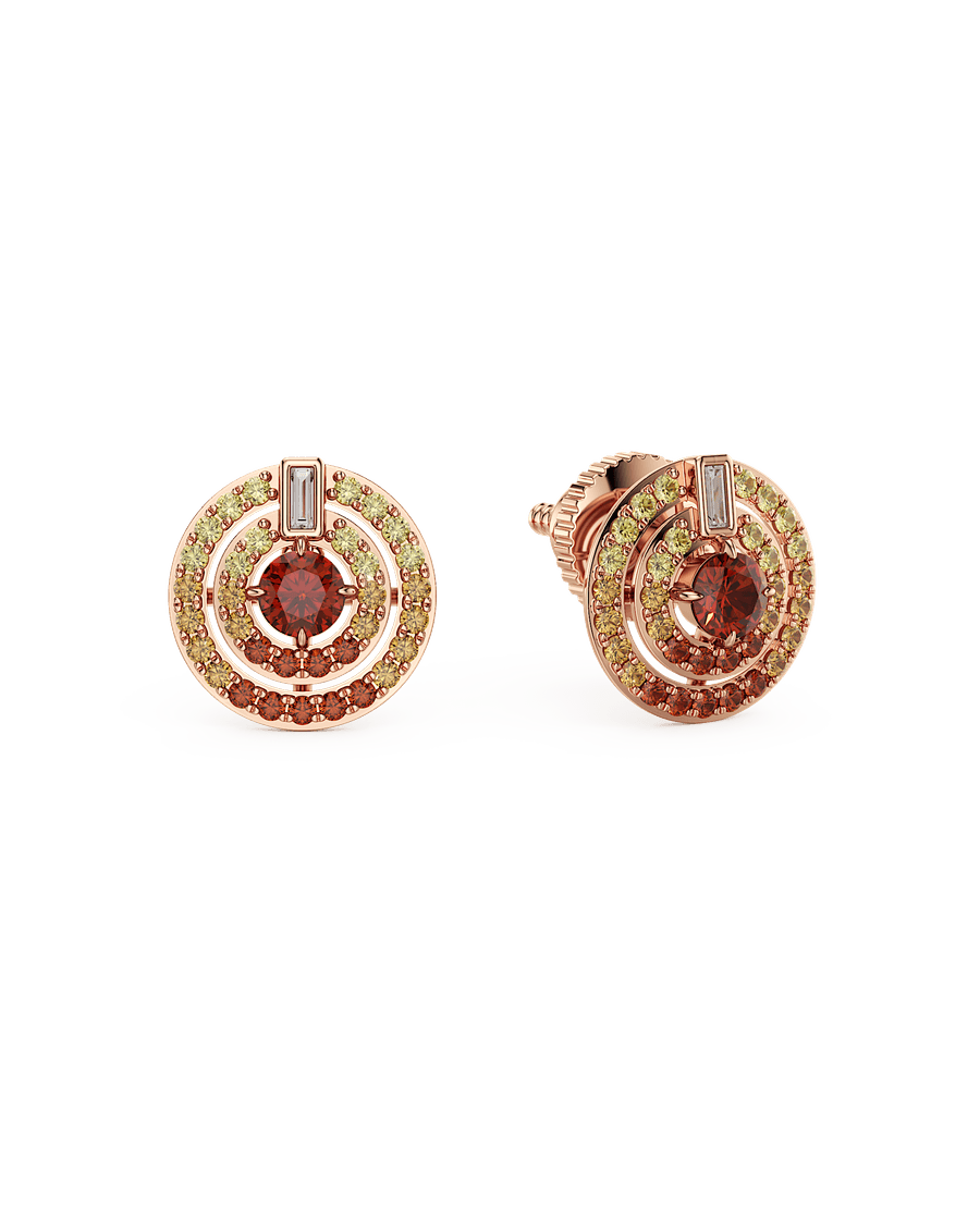Sunburst Halo Earrings