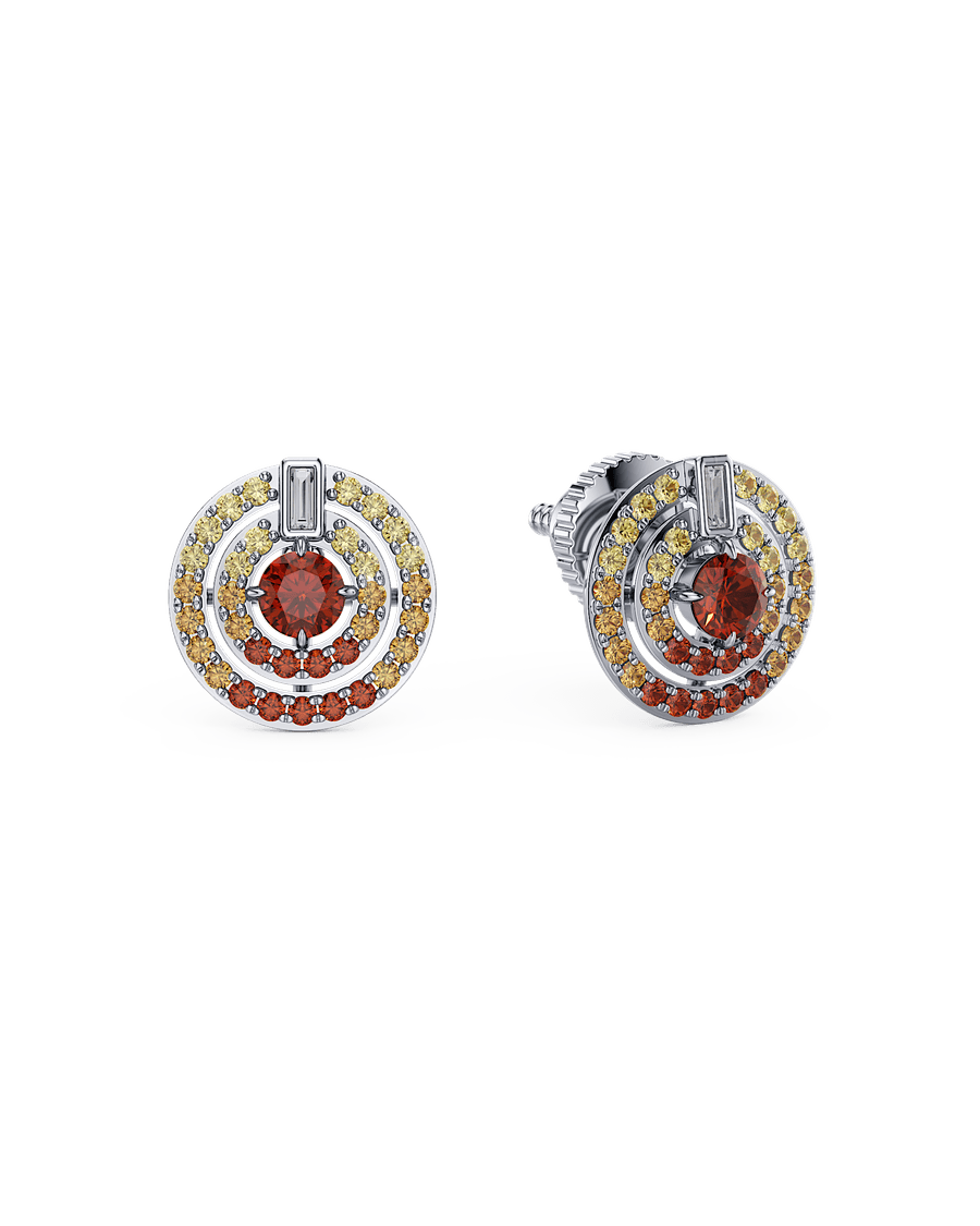 Sunburst Halo Earrings