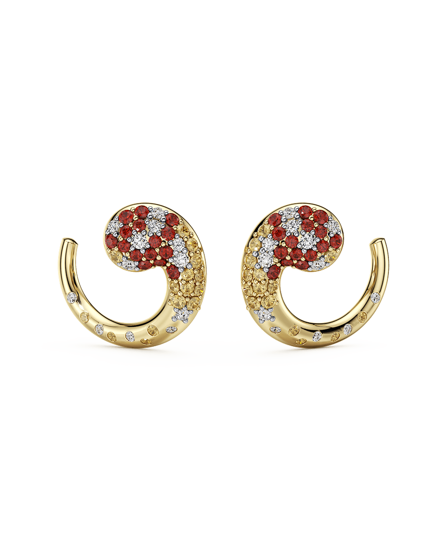 Around The Sun Studs