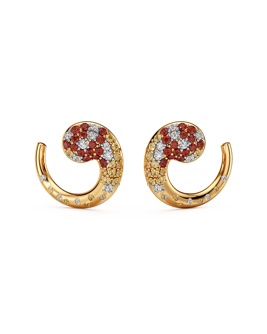Around The Sun Studs