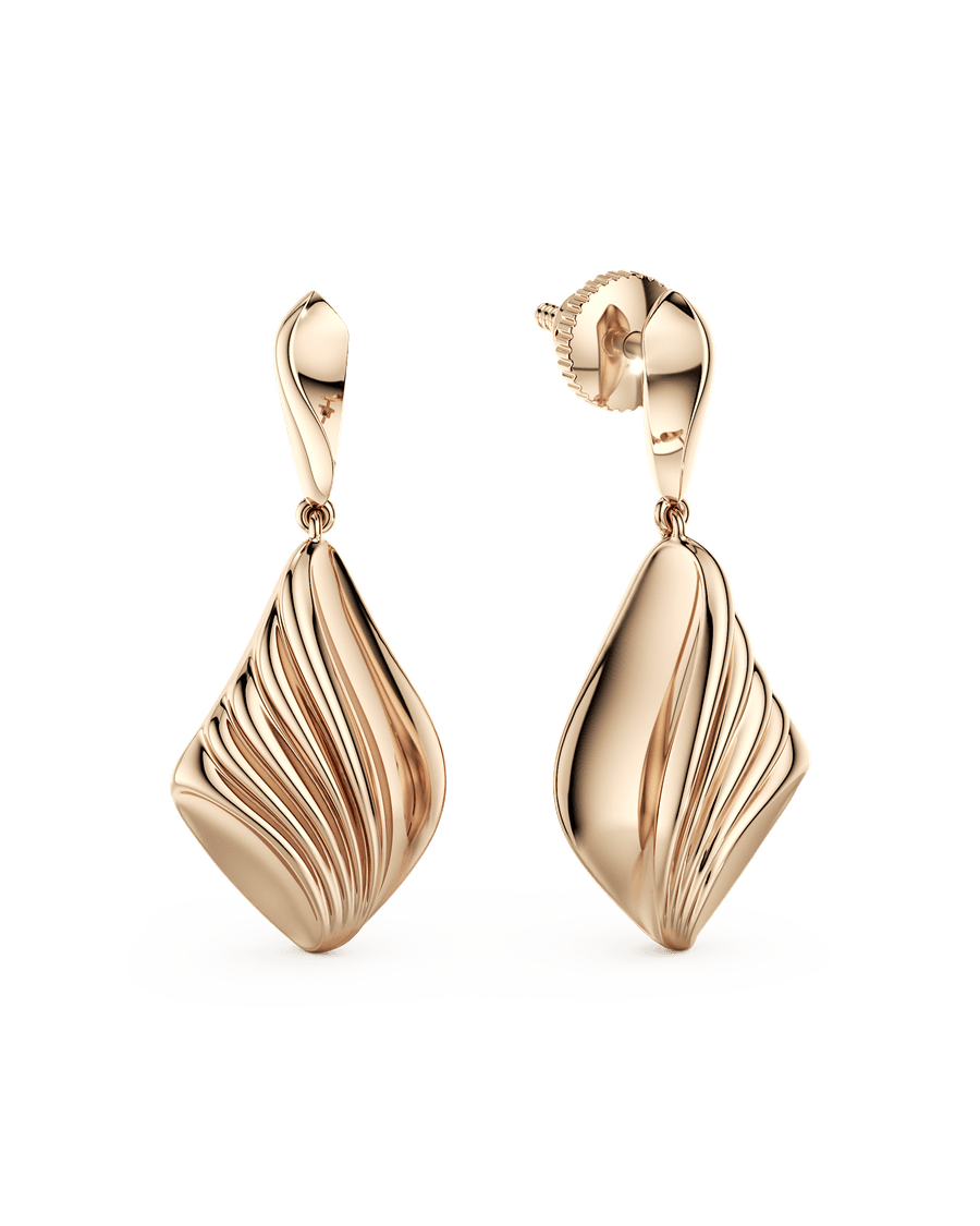Sculpted Wave Earrings