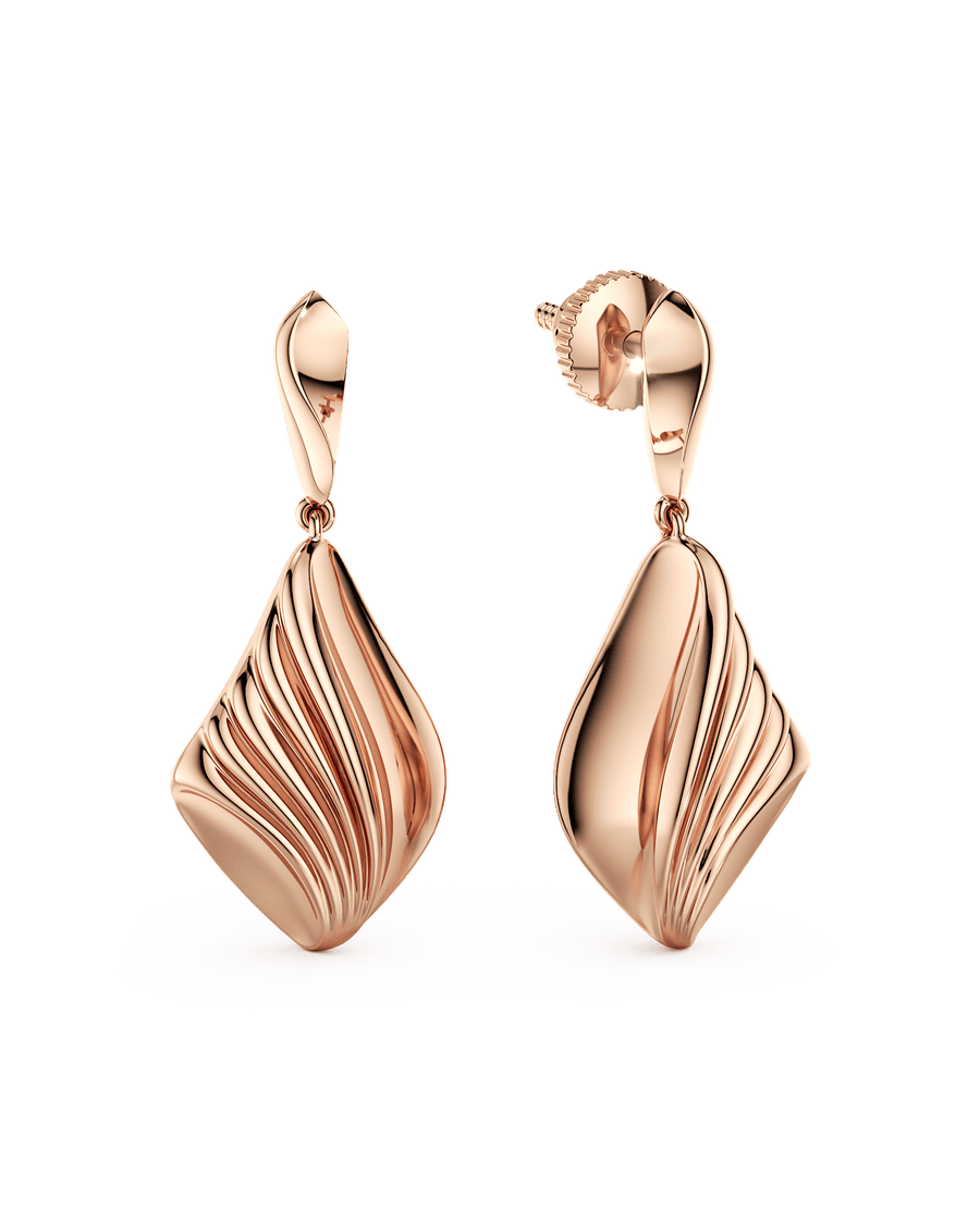 Sculpted Wave Earrings
