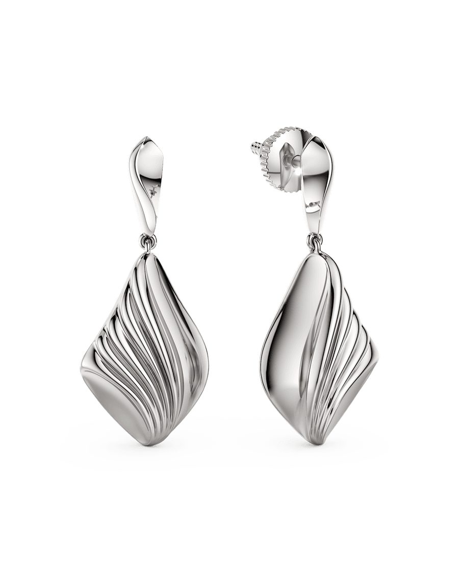 Sculpted Wave Earrings