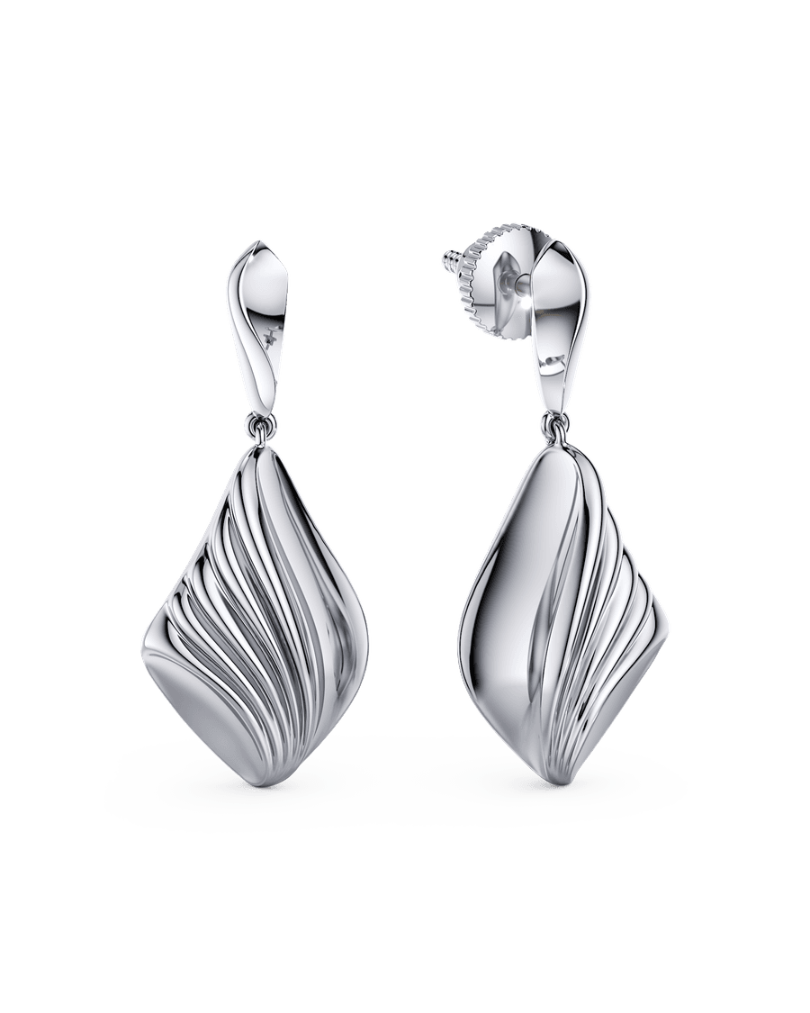Sculpted Wave Earrings