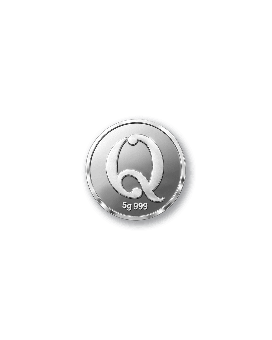 5g Silver Coin Lakshmi Ganesha