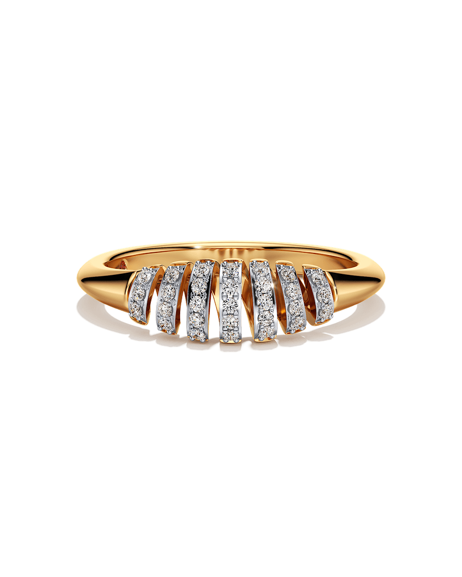 Twisted Fan Ring