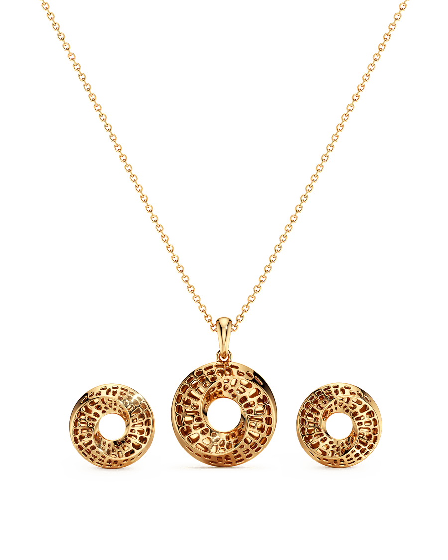 Closed Orbit Necklace Set