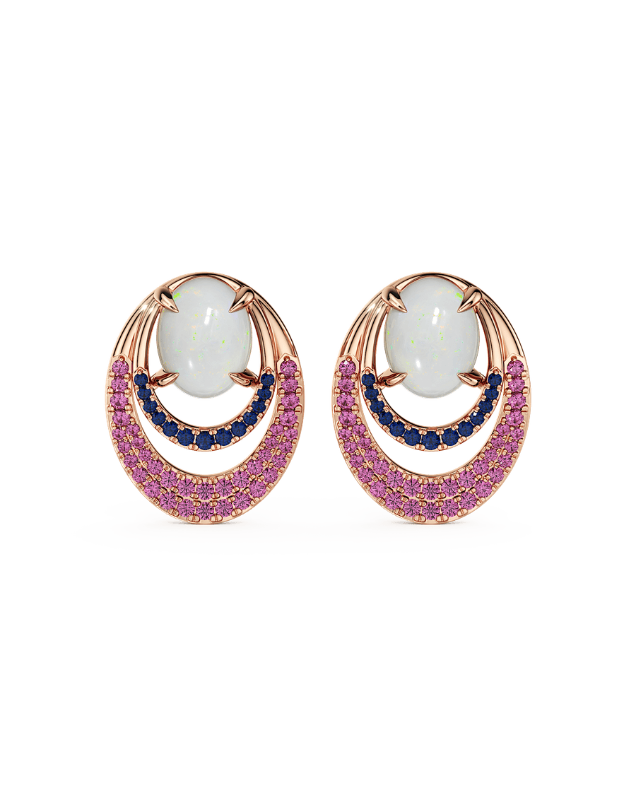Moon Fire Earrings