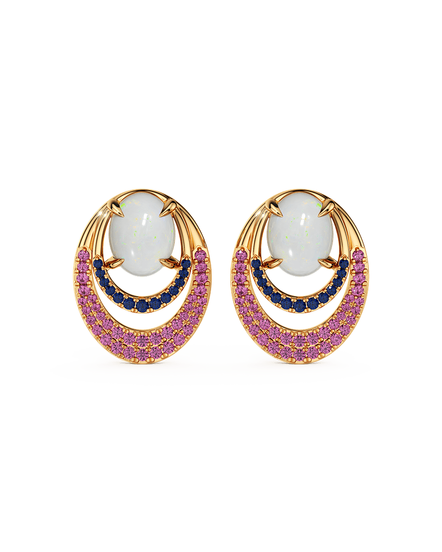 Moon Fire Earrings