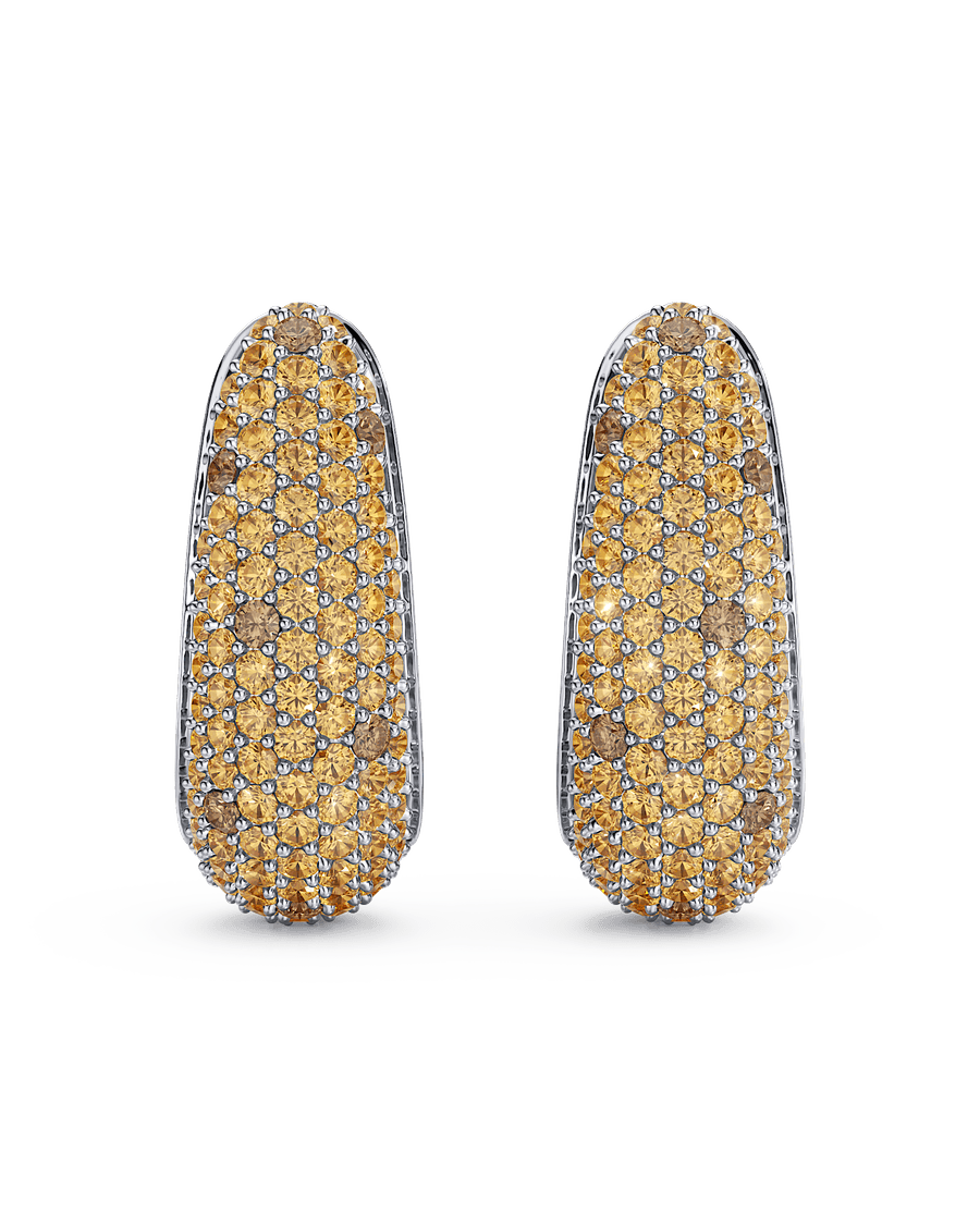 Golden Caviar Hoops