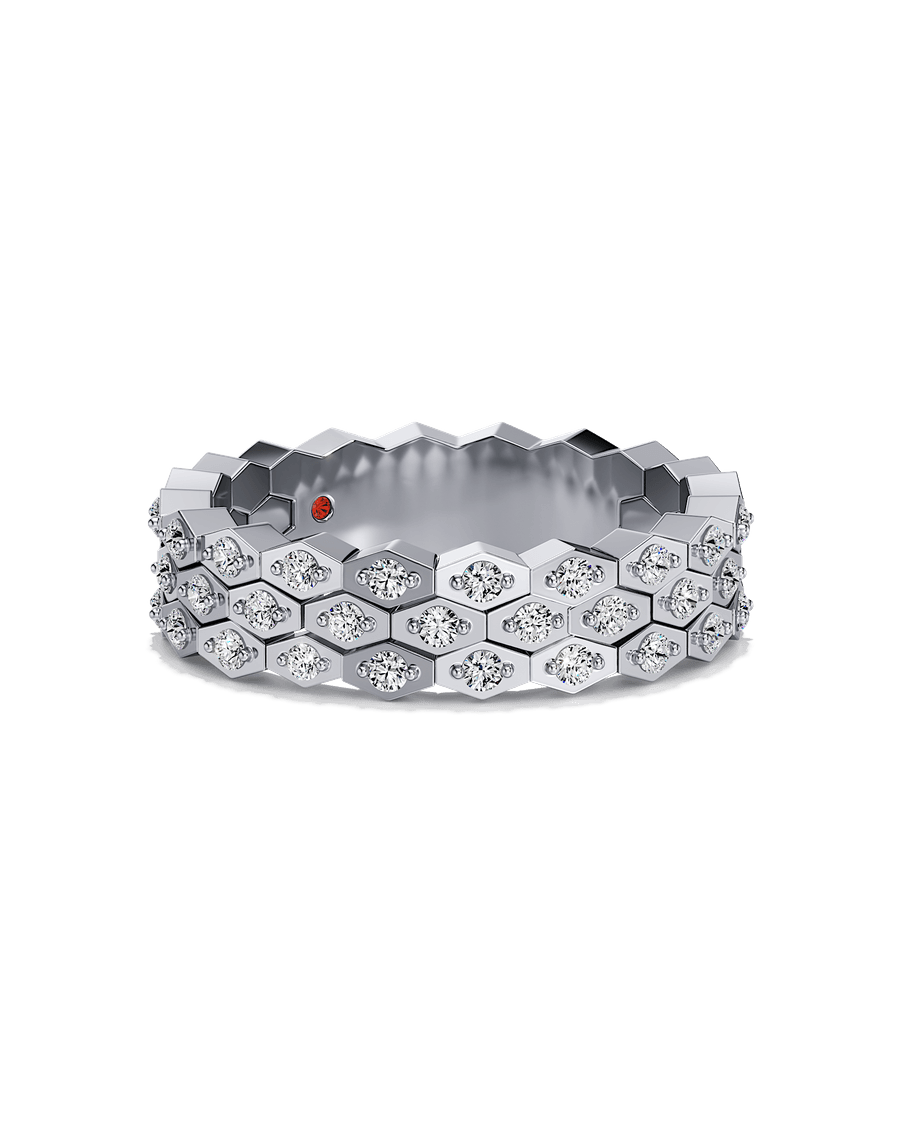 Hexed Sparkle Ring