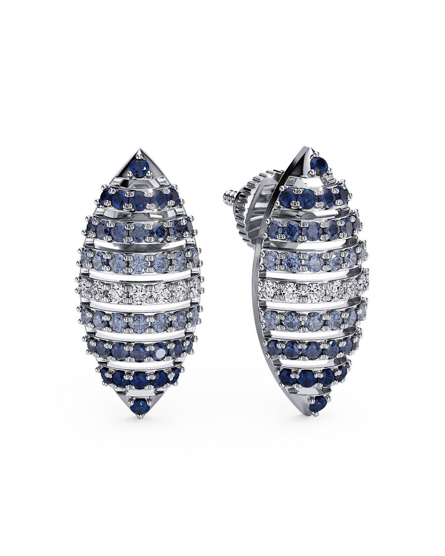 Blue Moon Rising Studs