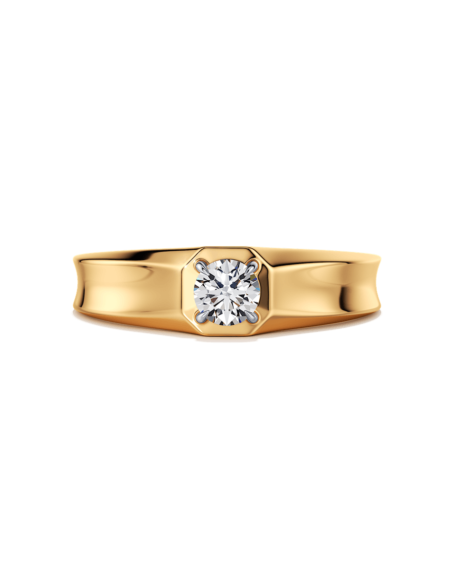 Quiet Power Solitaire Ring