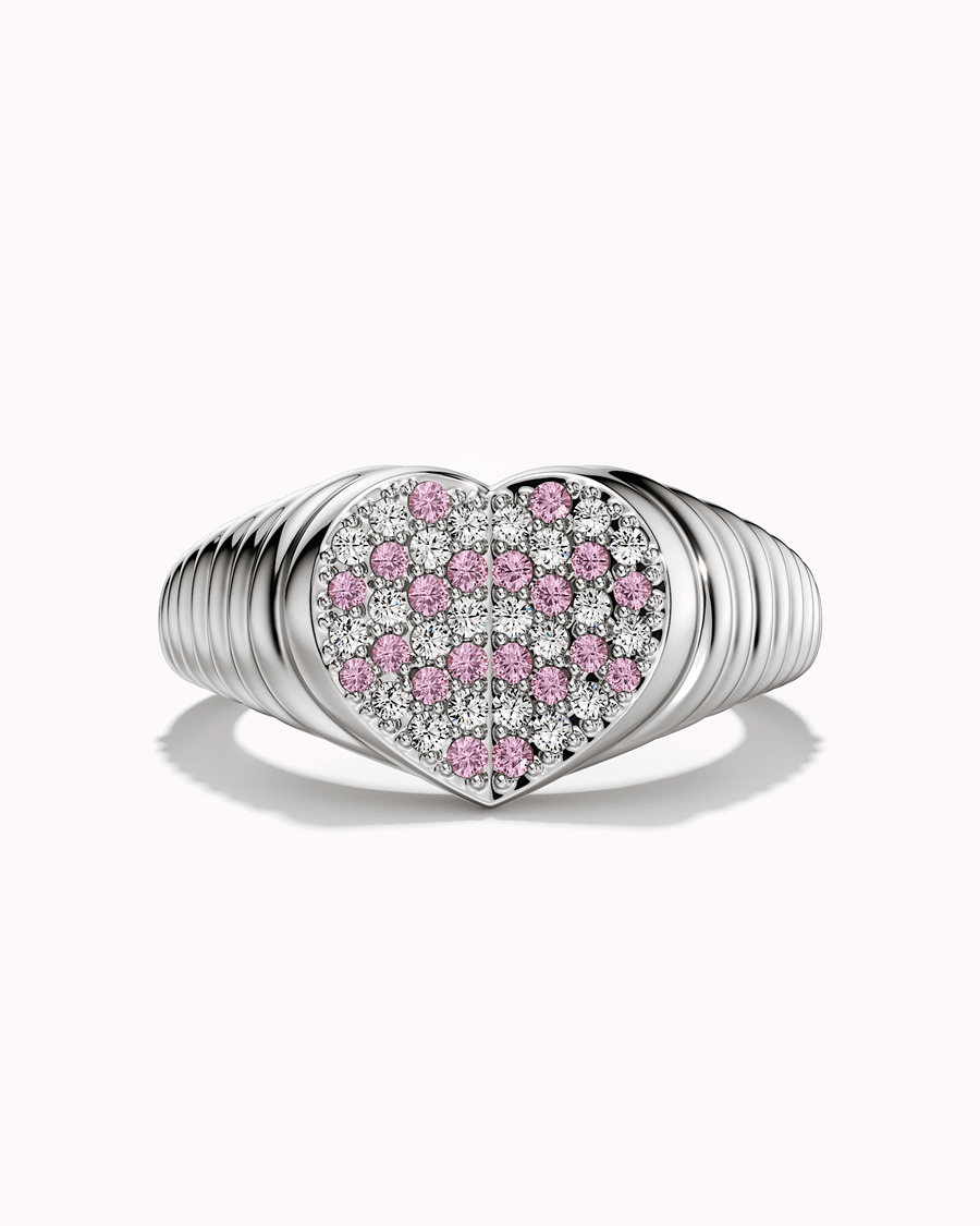 Two Hearts United Ring